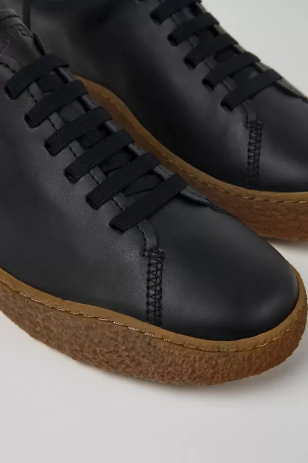Cheap Camper Zwarte Leren Herenschoenen
