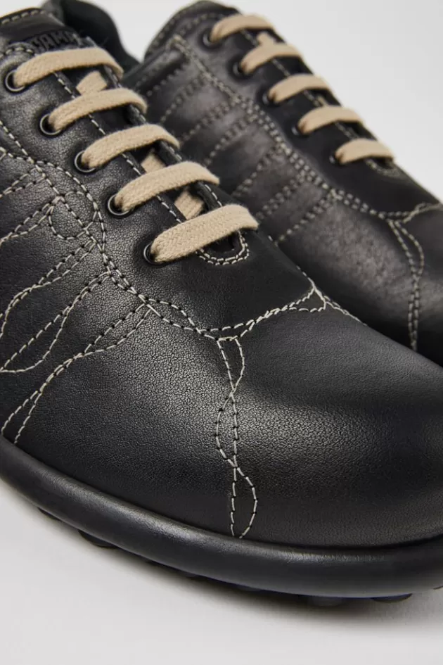 Flash Sale Camper Zwarte Leren Schoen Voor Dames
