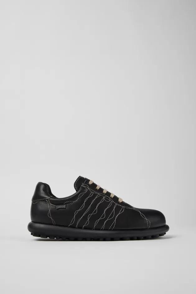 Flash Sale Camper Zwarte Leren Schoen Voor Dames