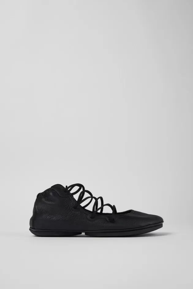 Flash Sale Camper Zwarte Leren Schoen Voor Dames