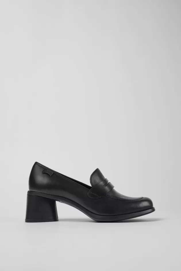 Best Sale Camper Zwarte Leren Schoenen Met Hak