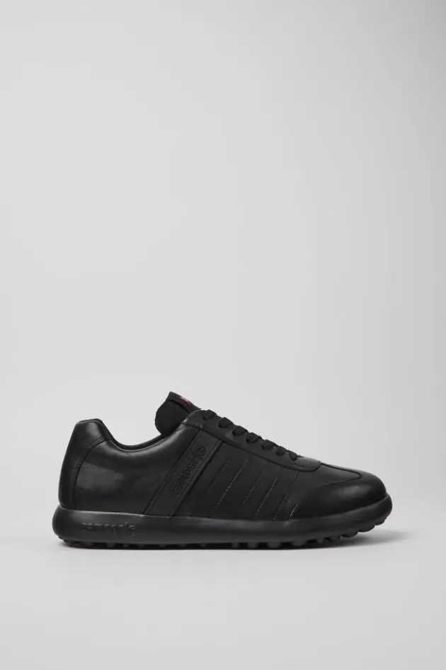 Sale Camper Zwarte Leren Sneakers Voor Heren