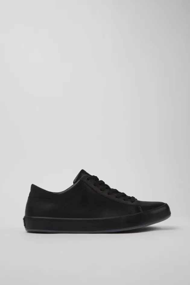 Shop Camper Zwarte Sneaker Van Leer/Nubuck Voor Heren