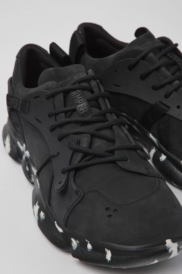 Best Camper Zwarte Sneaker Van Nubuck/Textiel Voor Heren