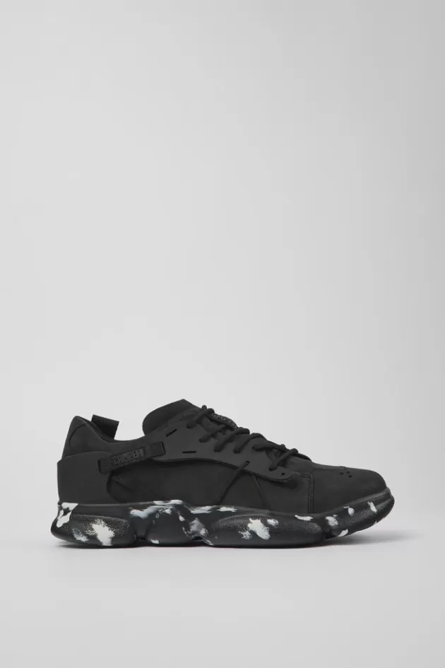 Best Camper Zwarte Sneaker Van Nubuck/Textiel Voor Heren