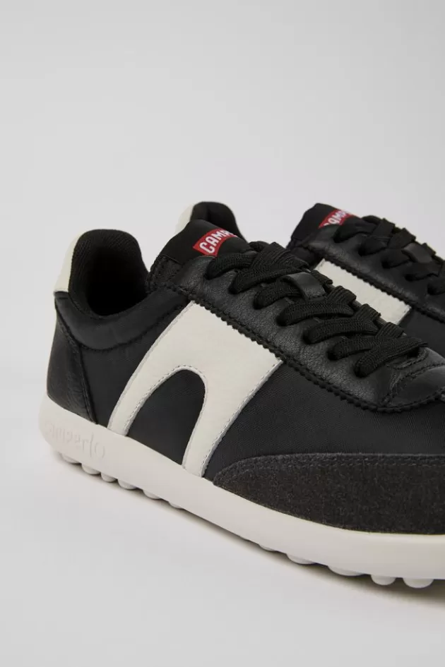 Outlet Camper Zwarte Sneaker Van Textiel/Leer Voor Dames