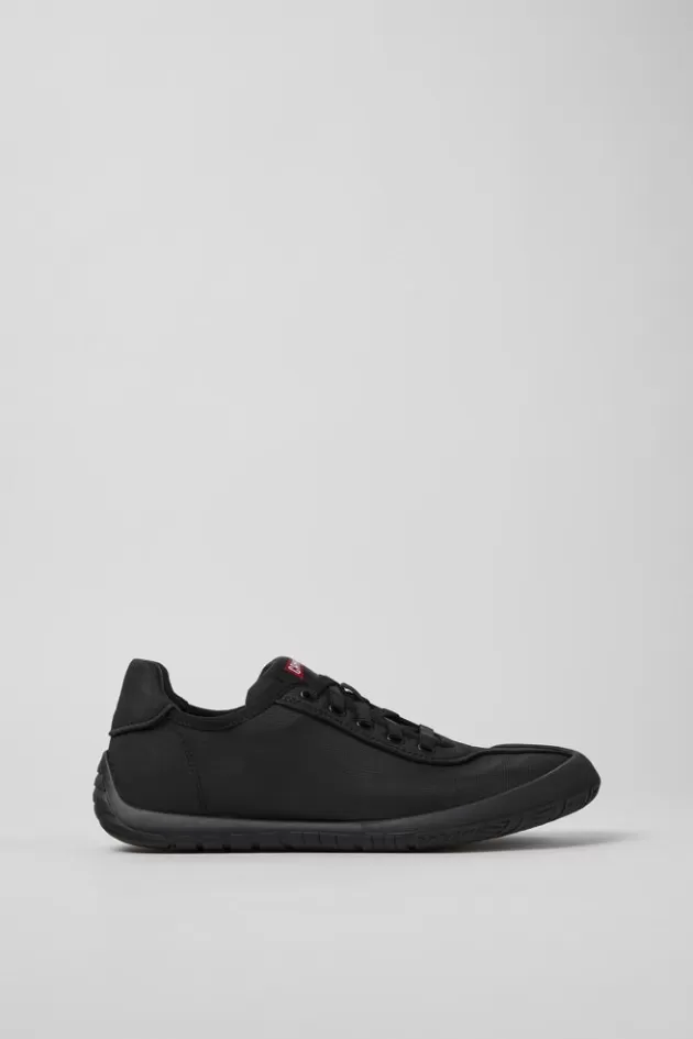 Hot Camper Zwarte Stoffen Damessneakers