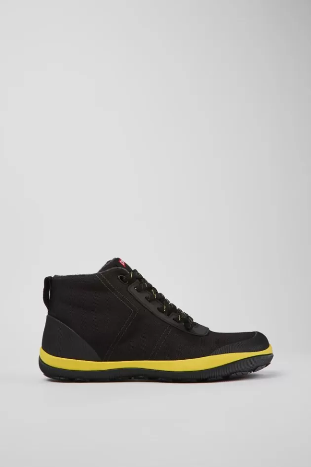 Sale Camper Zwarte Stoffen Enkelboots Voor Heren