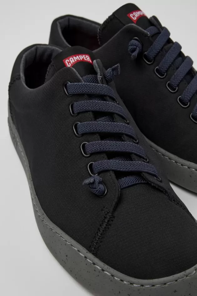 Fashion Camper Zwarte Stoffen Herensneakers