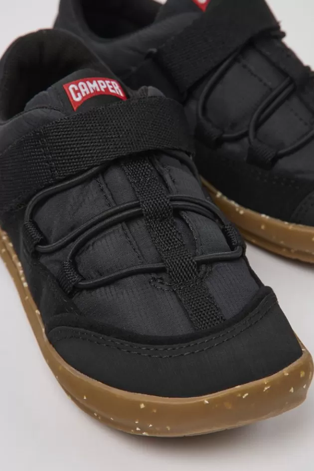 Store Camper Zwarte Stoffen Schoenen Voor Kinderen