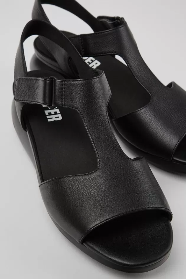 Clearance Camper Zwarte T-Band Damessandaal