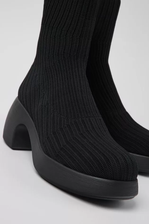 Shop Camper Zwarte Textiel Damesbootie