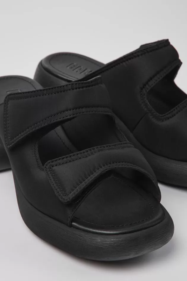 Flash Sale Camper Zwarte Textiel Damessandaal Met 2 Bandjes