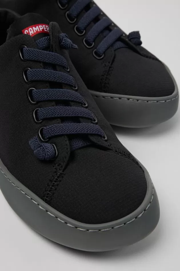 Sale Camper Zwarte Textiel Sneaker Voor Dames