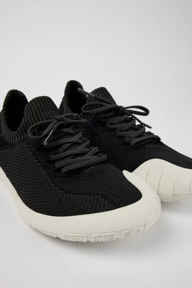 Outlet Camper Zwarte Textiel Sneaker Voor Dames