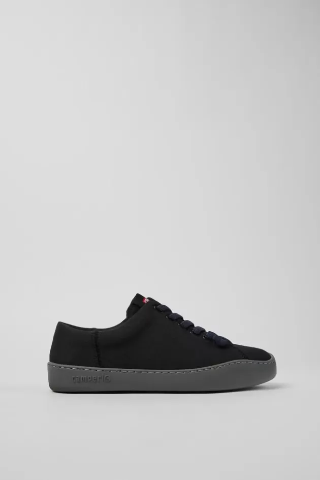 Sale Camper Zwarte Textiel Sneaker Voor Dames