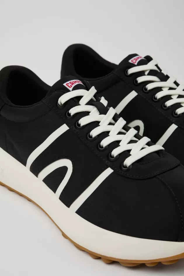 Sale Camper Zwarte Textiel Sneaker Voor Heren