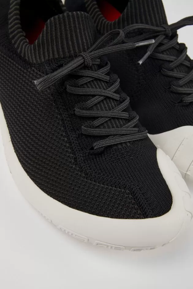 Cheap Camper Zwarte Textiel Sneaker Voor Heren