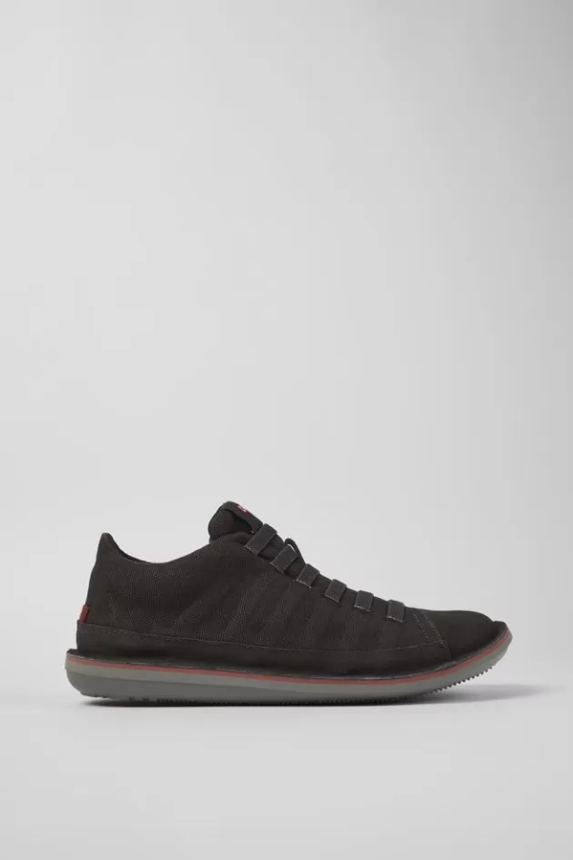 Store Camper Zwarte Textiel/Nubuck Basketbalbootie Voor Heren